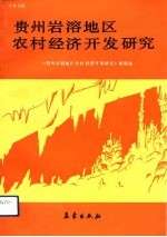 贵州岩溶地区农村经济开发研究 中英文版