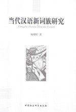 当代汉语新词族研究