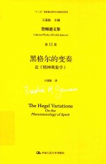 詹姆逊文集 第11卷 黑格尔的变奏 论《精神现象学》
