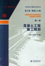 水利水电工程施工技术全书 第3卷 混凝土工程 第1册 混凝土工程施工规划