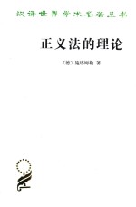汉译世界学术名著丛书 正义法的理论