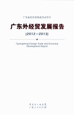 广东外经贸发展报告 2012-2013