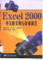 Excel 2000中文版实例与疑难解答