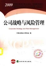 2009年度注册会计师考试教材 公司战略与风险管理 新考生用书