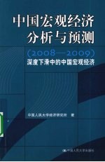 中国宏观经济分析与预测 2008-2009