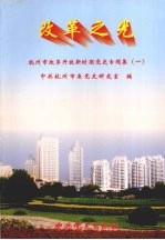 改革之光 杭州市改革开放新时期党史专题集 1