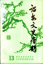 诏安文史资料 第13期