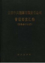 山东中兴能源有限责任公司管理制度汇编 财务会计分册