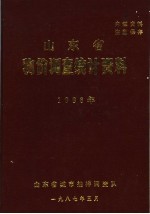 山东省物价调查统计资料 1986年