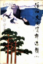 浑江文史资料选辑 第3辑