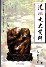 从化文史资料 第21辑 矿产资料专辑