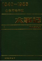 山东司法行政大事记 1840-1985