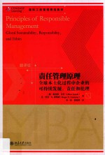 责任管理原理 全球本土化过程中企业的可持续发展、责任和伦理