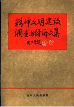 精神文明建设调查与讨论文集