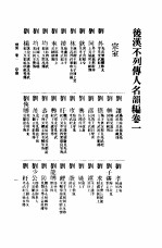 两汉不列传人名韵编 2
