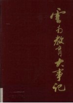 云南教育大事记 公元前121年-公元1988年