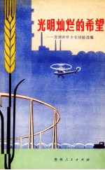 光明灿烂的希望 发展社队企业经验选编