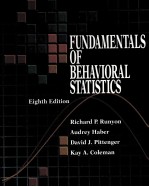 FUNDAMENTALS OF BEHAVIORAL STATISTICS EIGHTH EDITION