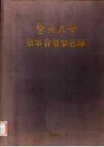 暨南大学董事会董事名录