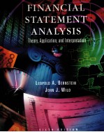 FINANCIAL STATEMENT ANALYSIS THEORY,APPLICATION,AND INTERPRETATON SIXTH EOITION