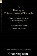 A HISTORY OF CHINESE POLITICAL THOUGHT