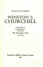 WINSTON S.CHURCHILL VOLUME V COMPANION PART 2 DOCUMENTS THE WILDERNESS YEARS 1922-1929