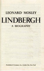 LINDBERGH A BIOGRAPHY