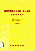 国营医药商业企业统一会计制度 会计分录举例