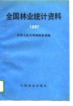 全国林业统计资料 1987