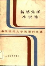 中国现代文学流派创作选 新感觉派小说选