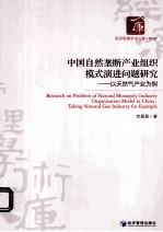 中国自然垄断产业组织模式演进问题研究 以天然气产业为例