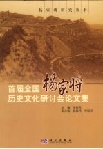 首届全国杨家将历史文化研讨会论文集