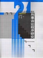 刑事诉讼程序研究
