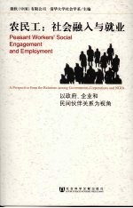 农民工:社会融入与就业:以政府、企业和民间伙伴关系为视角