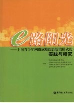 e路阳光 上海青少年网络成瘾综合矫治模式的实践与研究