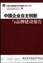 中国企业自主创新与品牌建设报告 中国企业管理研究会年度报告 2006-2007