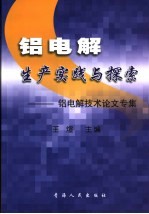 铝电解生产实践与探索 铝电解技术论文专集