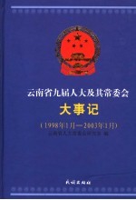 云南省九届人大及其常委会大事记 1998年1月-2003年1月