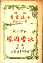 社会小说 冰雪因缘 第25编 第6卷
