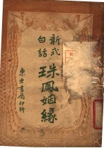 新式白话 珠凤烟缘