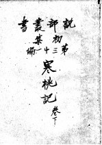 侦探小说 寒桃记 第1集 第31编 下 第4版