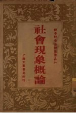 社会现象概论