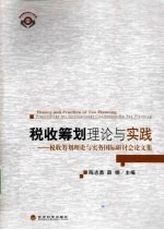 税收筹划理论与实践 税收筹划理论与实务国际研讨论文集