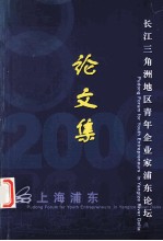 长江三角洲地区青年企业家 浦东论坛论文集