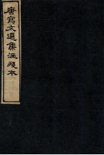 唐写文选集注残本 4