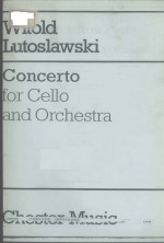 Concerto for Cello and Orchestra