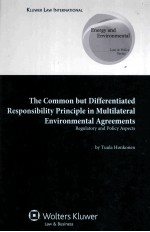 The Common but Differentiated Responsibility Principle in Multilateral Environmental Agreements