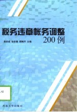 税务违章帐务调整200例