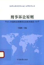 刑事诉讼原则 外国宪法刑事诉讼法有关规定