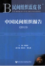 中国民间组织报告 2013